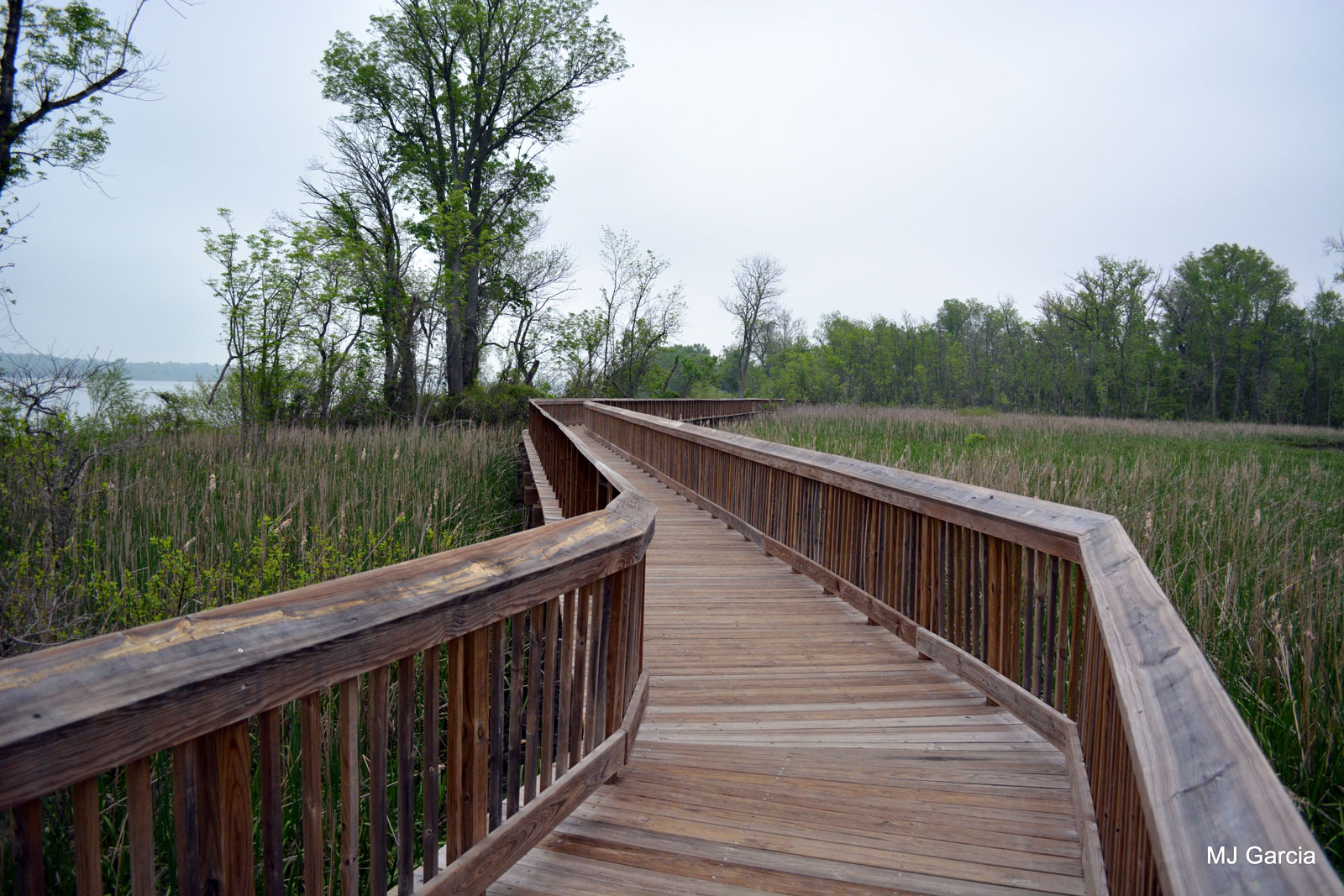 Boardwalk over Accokeek Creek located in Piscataway Park