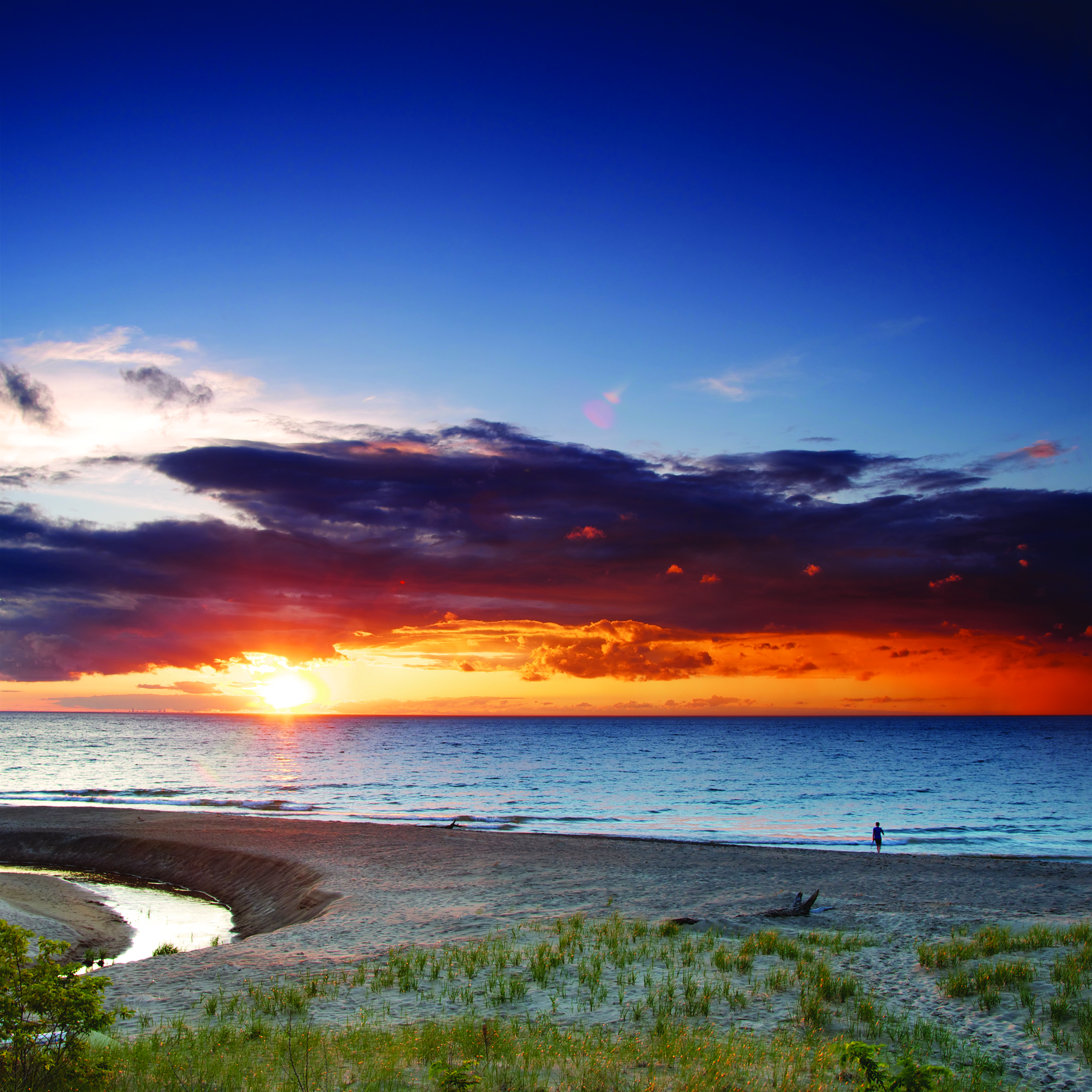 Sunset on Lake Michigan