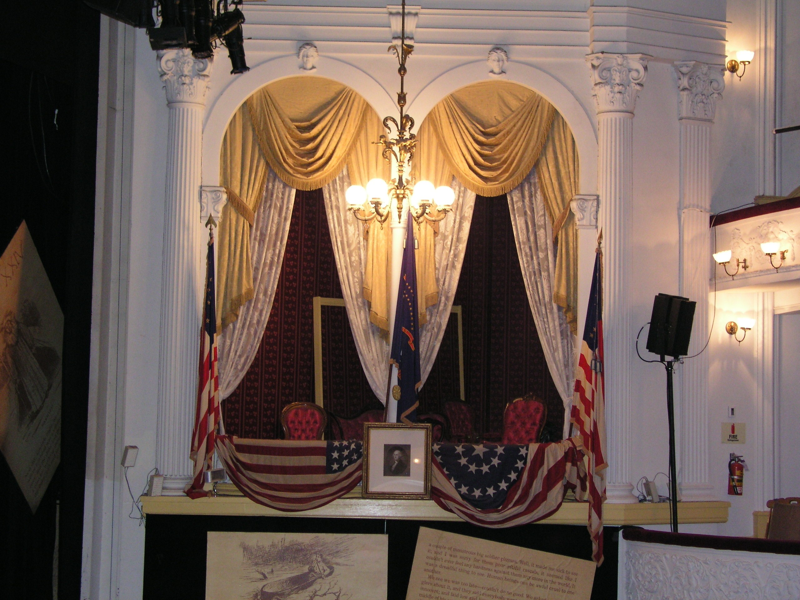 Presidential Box at Ford's Theatre