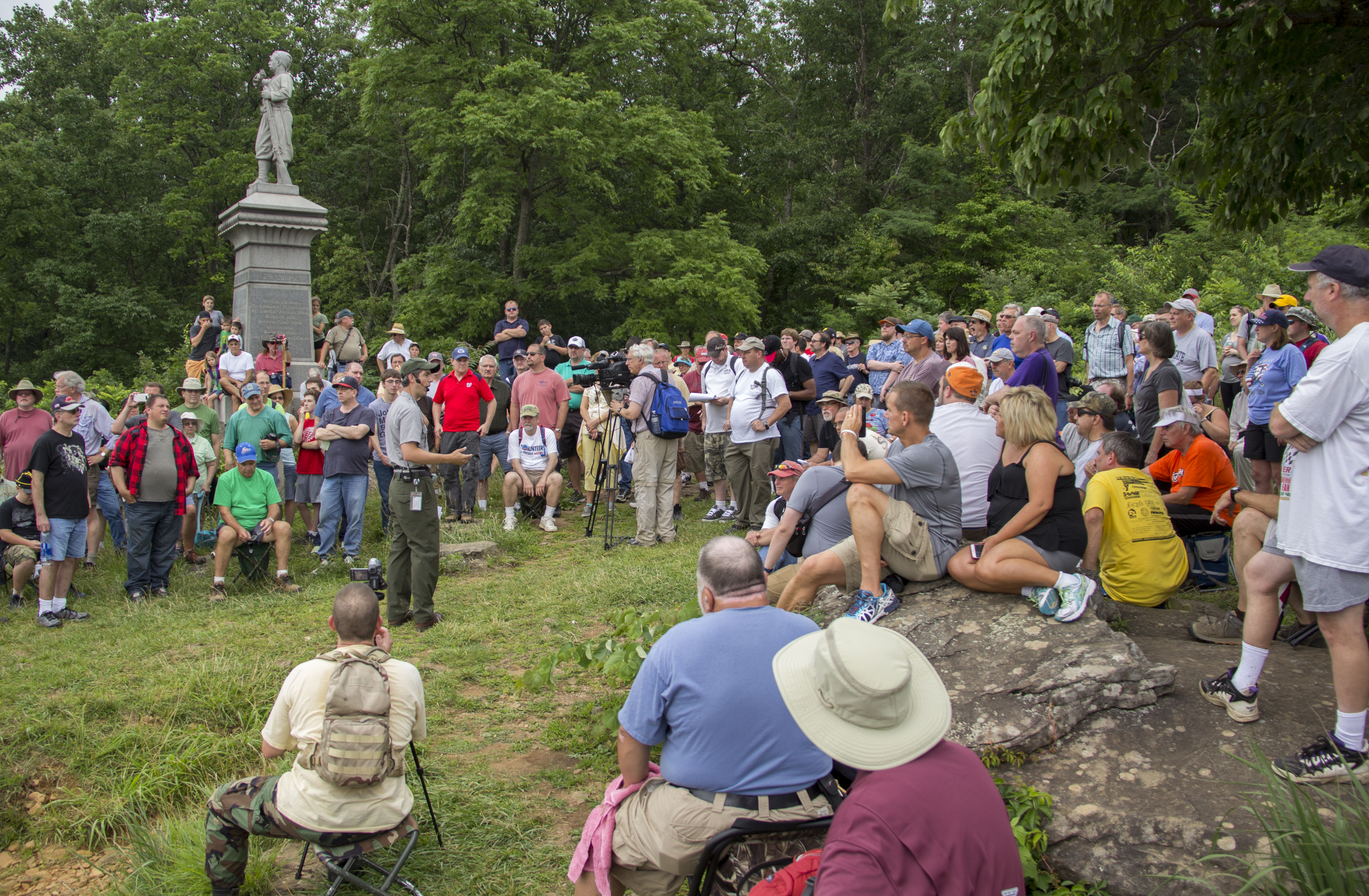 A ranger-led interpretive program