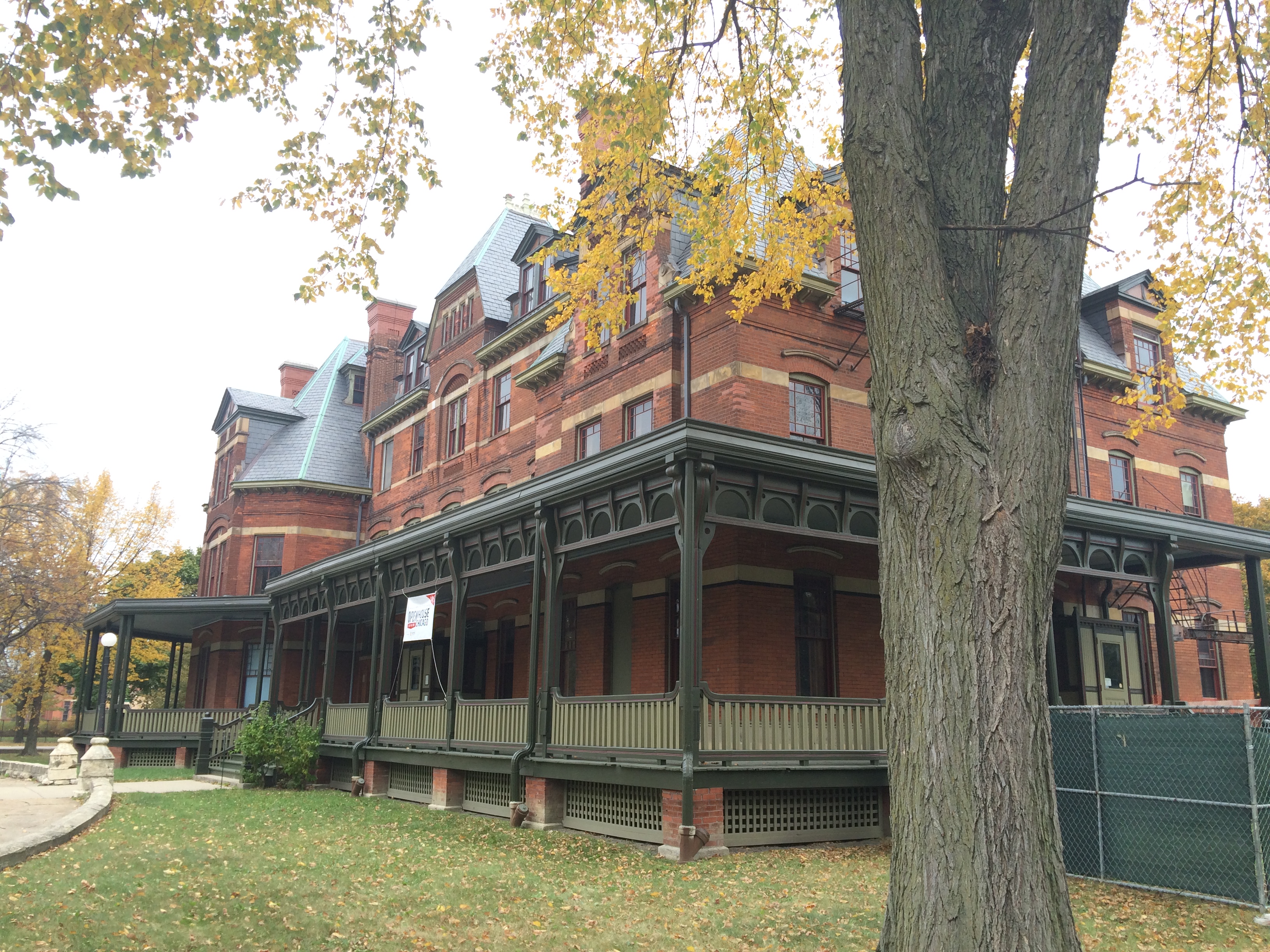 Hotel Florence Building in Fall.