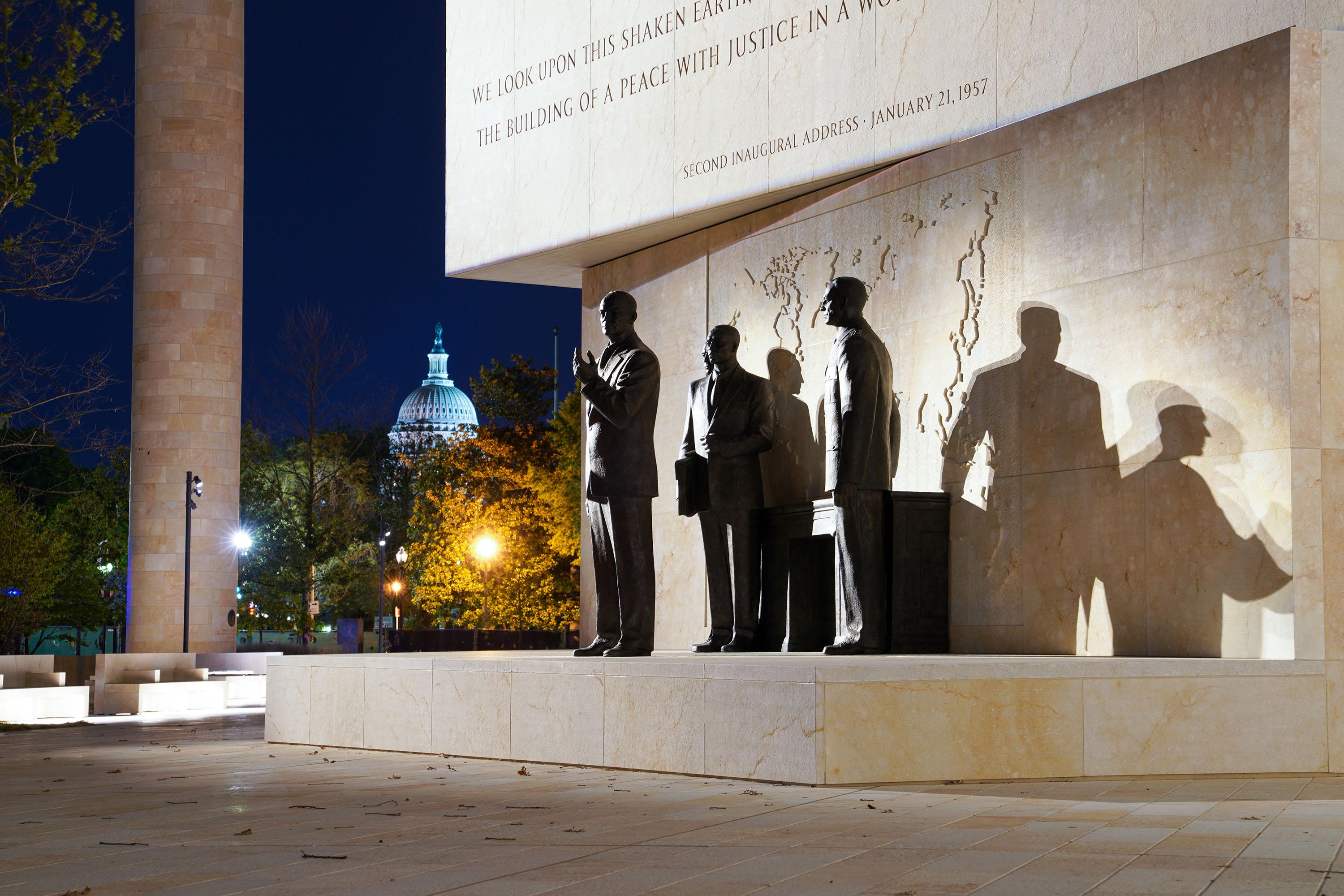 President Eisenhower Memorial Night Shot