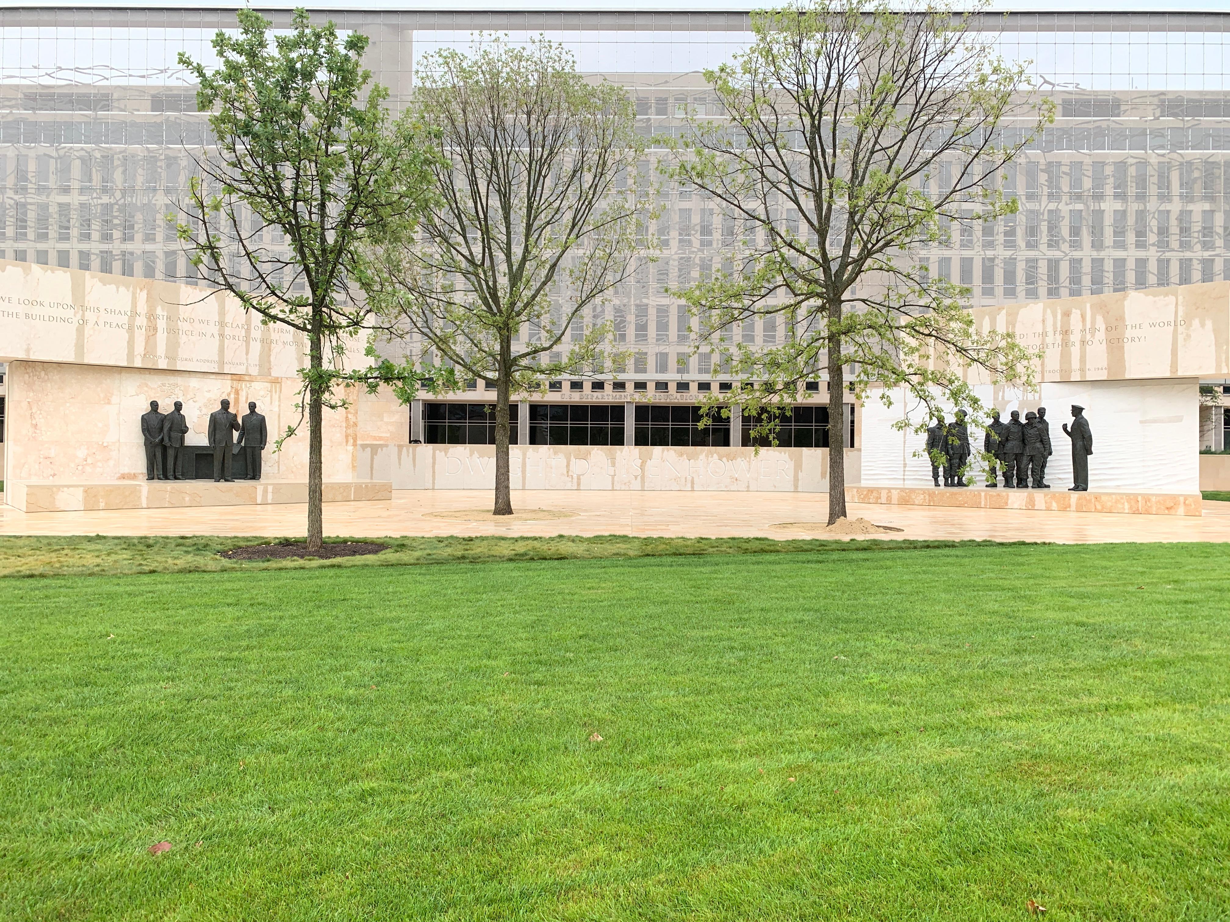 Dwight D. Eisenhower Memorial Wide shot