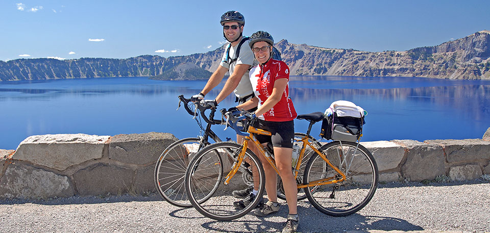 crater lake bike ride