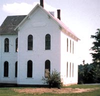 This historic schoolhouse in New Haven, Vermont, was rehabilitated as a single-family rental residence. Photo: NPS files