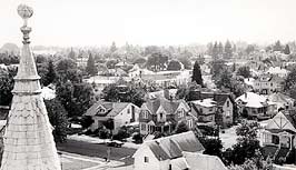 This is an aerial view of Monteith Historic District in  1978. Photo: George A. McMath.