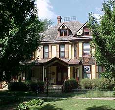 This is an image of the Crosby-Kemper House in Boonville Historic District, Missouri. Photo: Bill Sullivan. Boonville Area Chamber of Commewrce.