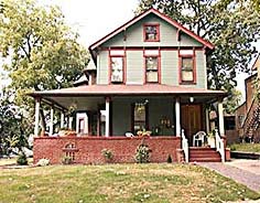 This is an image of a house in Sherman Hill Historic District, DesMoines, Iowa. Photo: Courtesy, Sherman Hill Neighborhood Association.