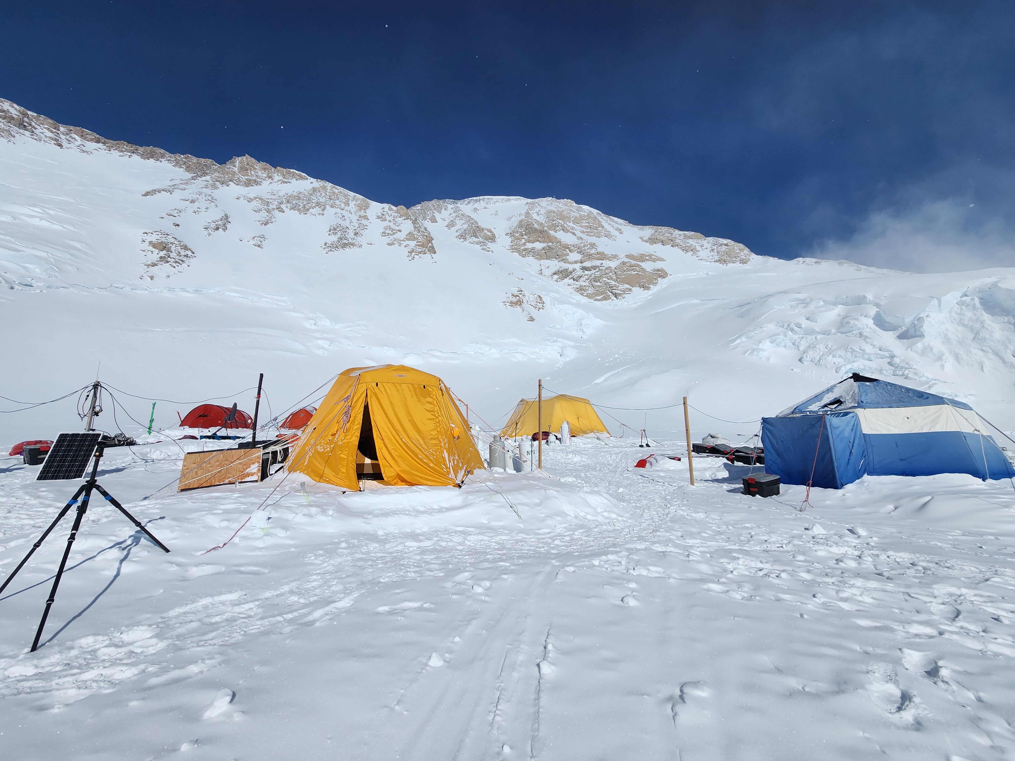 Cold Weather Snow Camping  Winter Camping on Denali Peak Trip