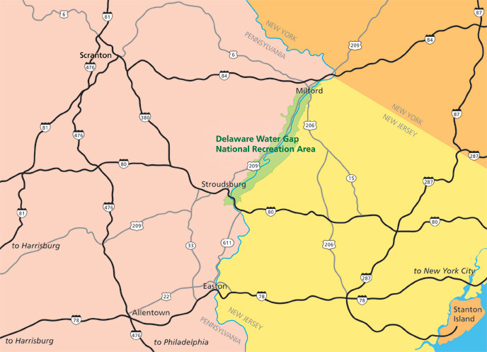 Directions Delaware Water Gap National Recreation Area U.S