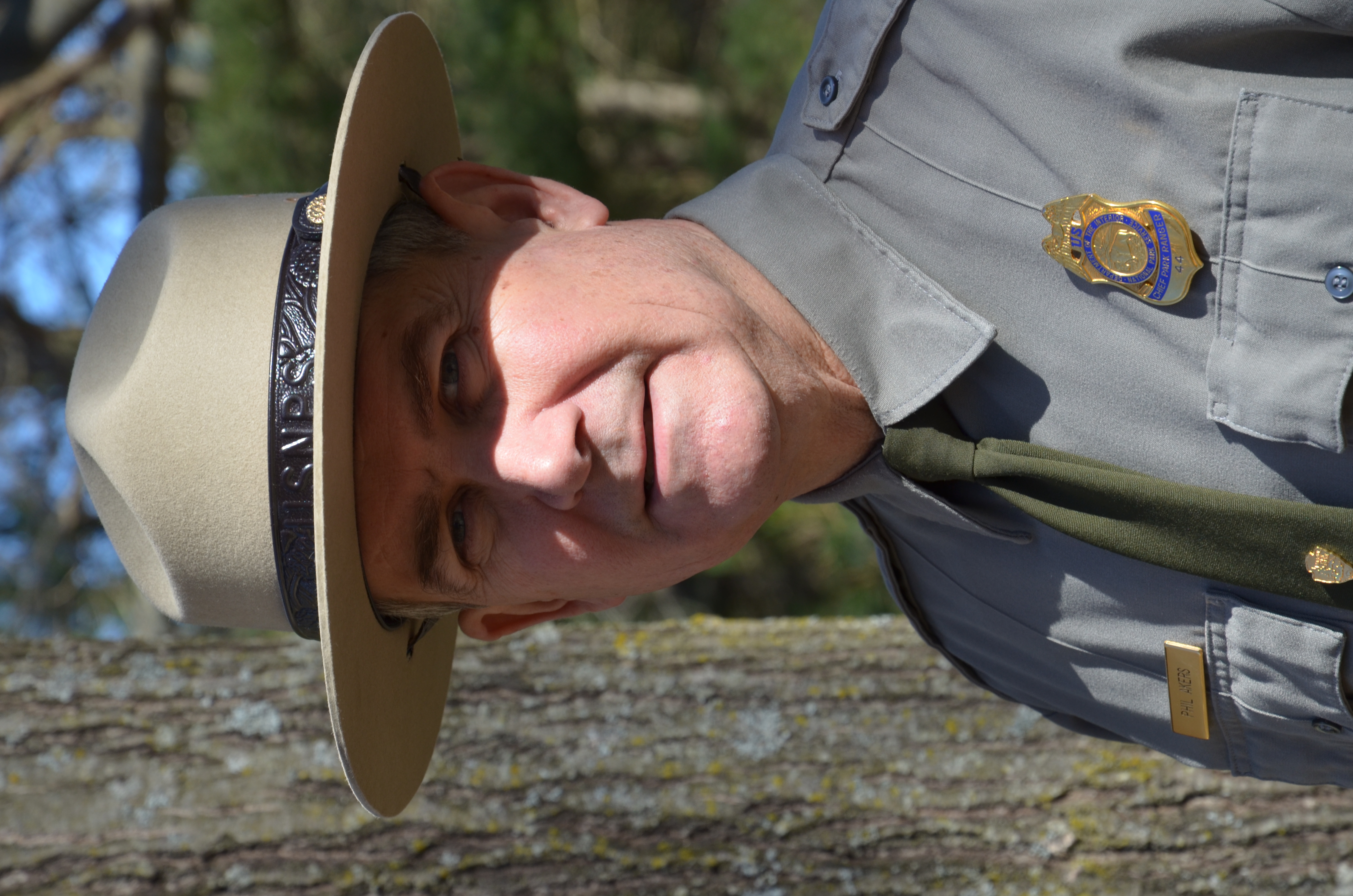 Man in a ranger hat and uniform