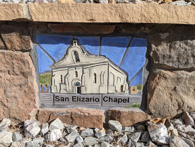 Mosaic of Presidio Chapen of San Elizario