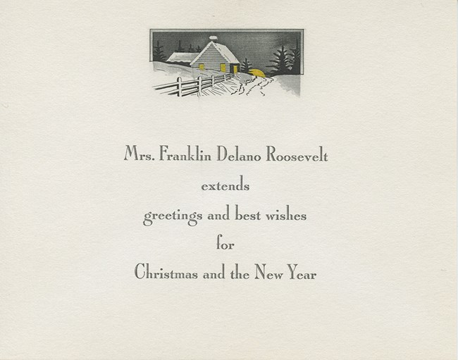 Eleanor Roosevelt's Christmas Cards - Eleanor Roosevelt National ...