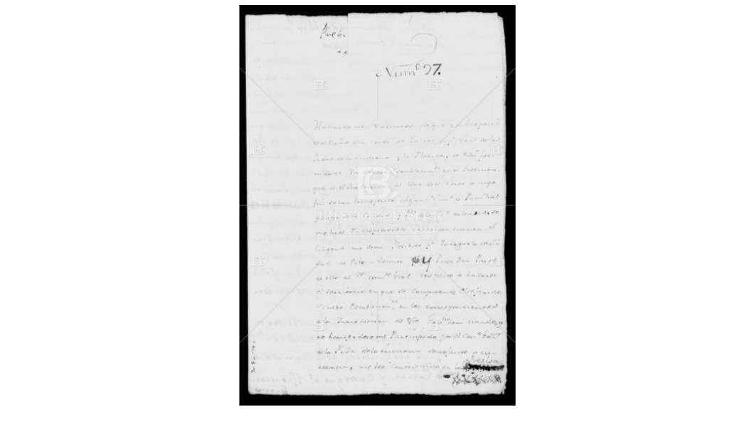 Historic letter; Cabello to Cazorla, ordering the investigation of rumors of a French settlement at mouth of the Colorado River, and discussing route which was to be followed by De Mézières.