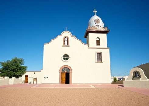 image of white church