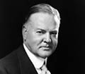 President Herbert Hoover portrait.