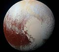Telescopic image of Pluto.