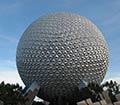 Spaceship Earth structure in Epcot at Walt Disney World Resort.