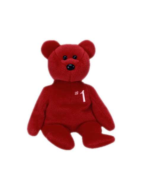 A red Beanie Baby.