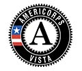 The Americorps seal: a large capital A inside a black gear.