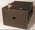 An early Kodak Brownie box camera.