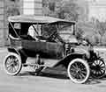 An original Ford Model T automobile.