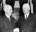President Truman with Former President Hoover.