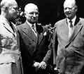 President Eisenhower with Former President Hoover.