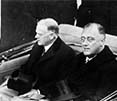 Presidents Hoover and Roosevelt
