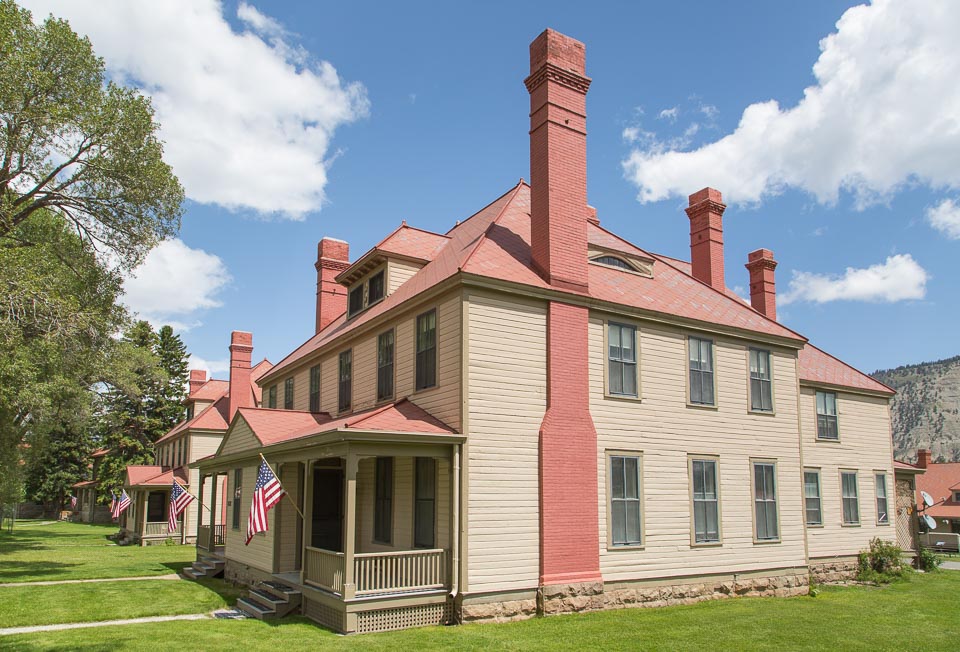 Photo of double officer's quarters.