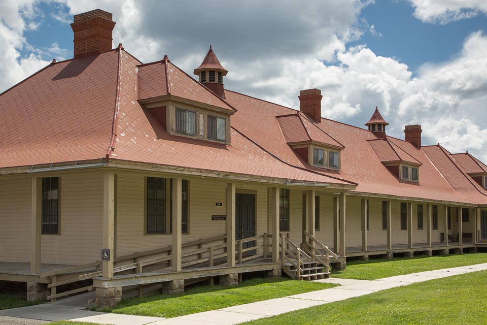 Photo of the cavalry barracks