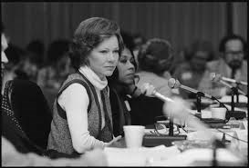 Rosalynn Carter speaks to congress.