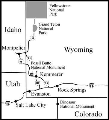 Directions and Transportation - Fossil Butte National Monument (.  National Park Service)