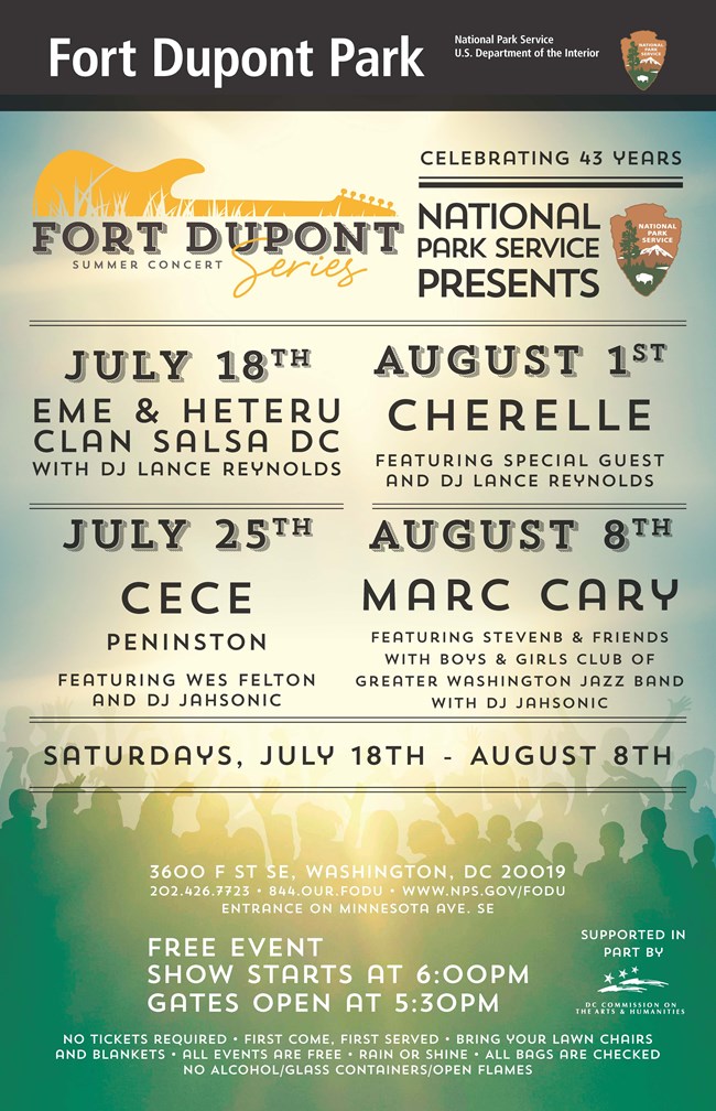 Things To Do Fort Dupont Park (U.S. National Park Service)