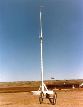 History of the deals truck on a flagpole