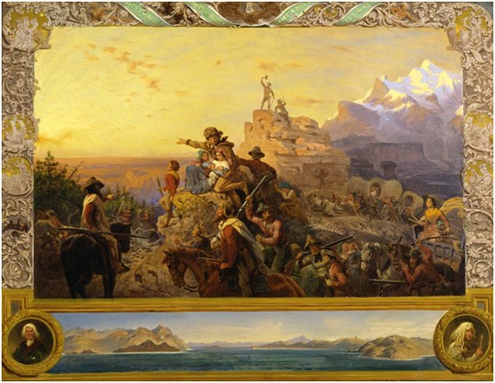 Emanuel Leutze painting: Westward the Course of Empire Takes Its Way