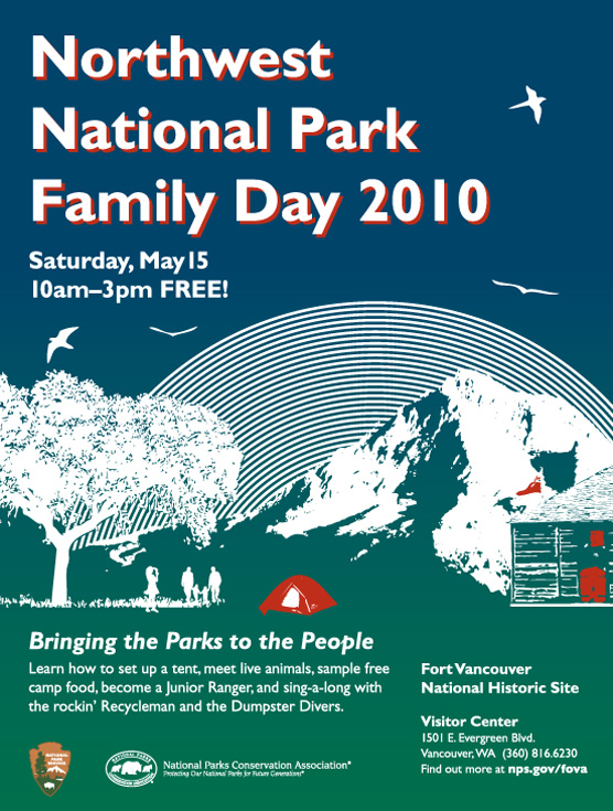 Poster for the 2010 National Park Family Day