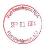 Fort Washington's Passport Stamp