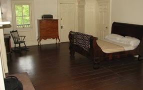 Second floor of Gallatin's brick house