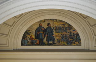 Mosaic depicting the Battle at Chattanooga