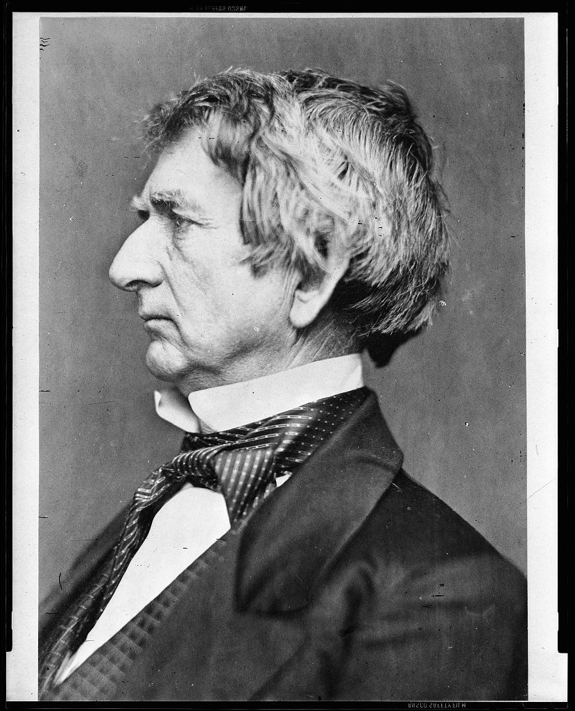 William Seward sits for a photograph
