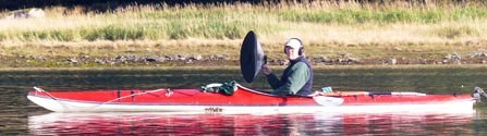 recording sounds from a kayak