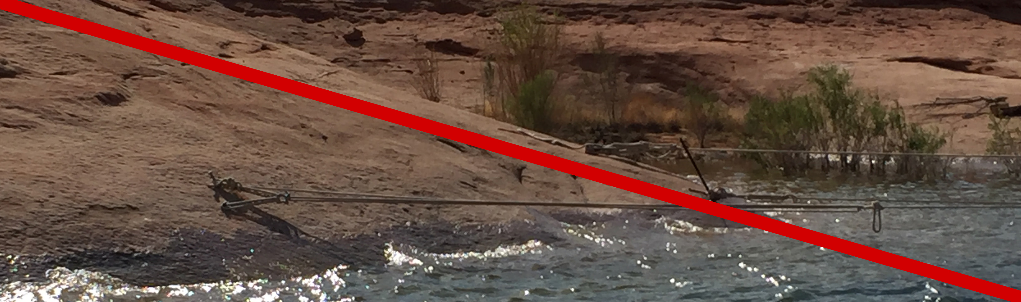 Anchoring A Houseboat - Glen Canyon National Recreation Area (U.S.