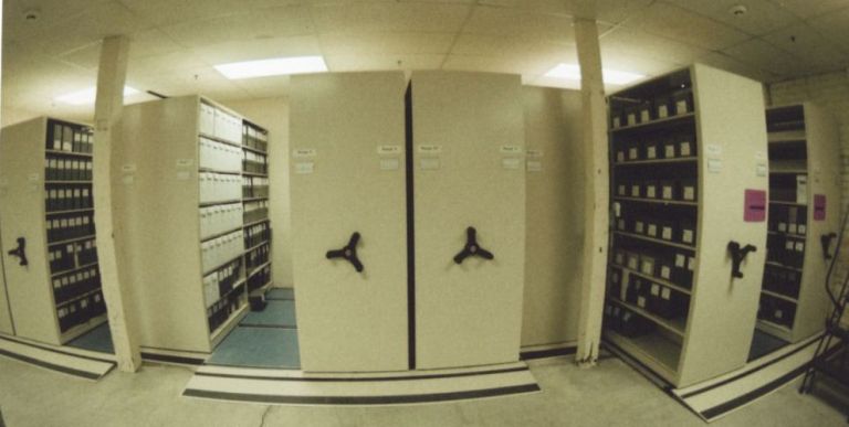 Compact shelving for archives and records Compact shelving for archives and records