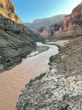 The Colorado River near Fossil Rapid