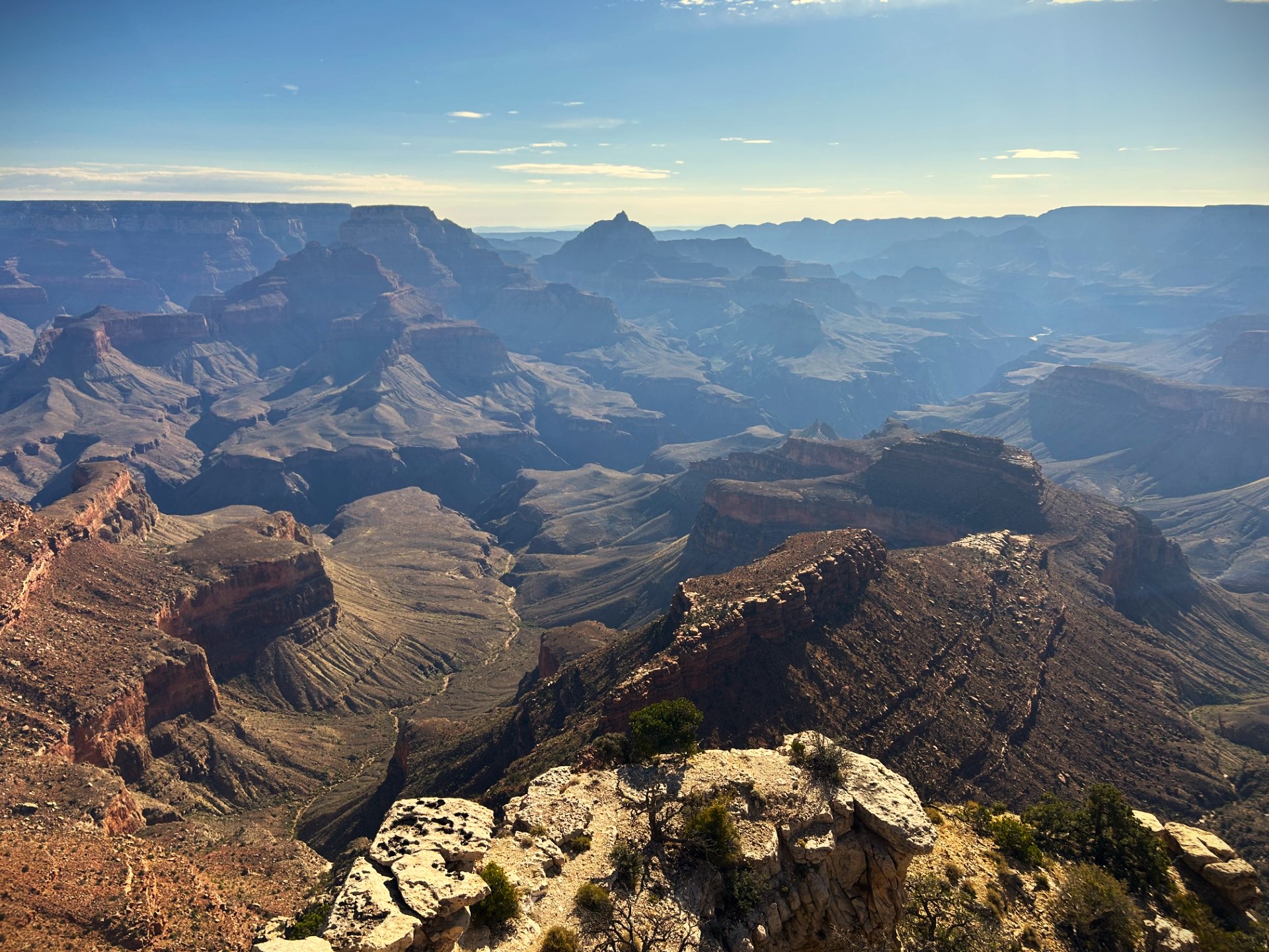 Shoshone Point 8-3-2024 A canyon landscape in early morning light