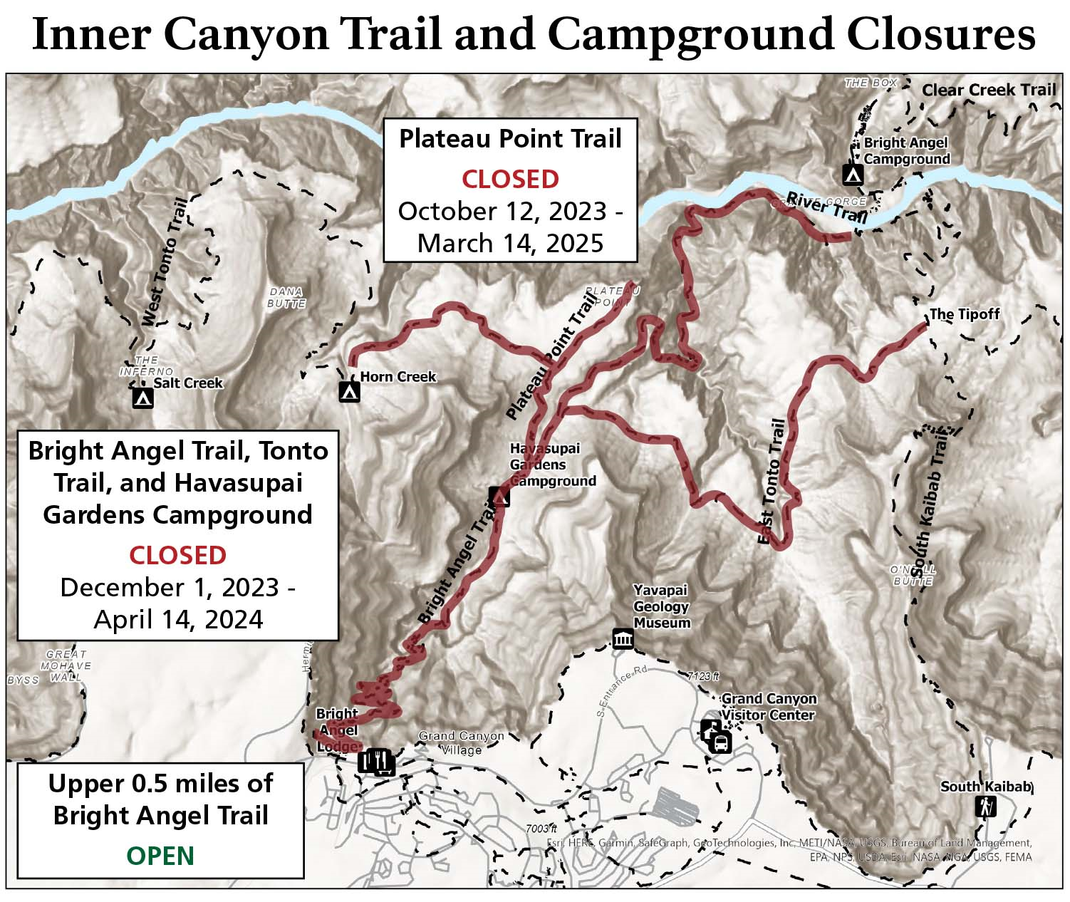 Key Hiking Messages - Grand Canyon National Park (U.S. National Park  Service)