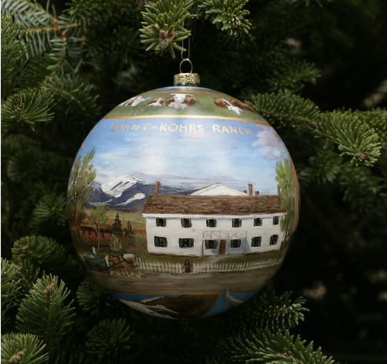 Grant-Kohrs Ranch ornament.