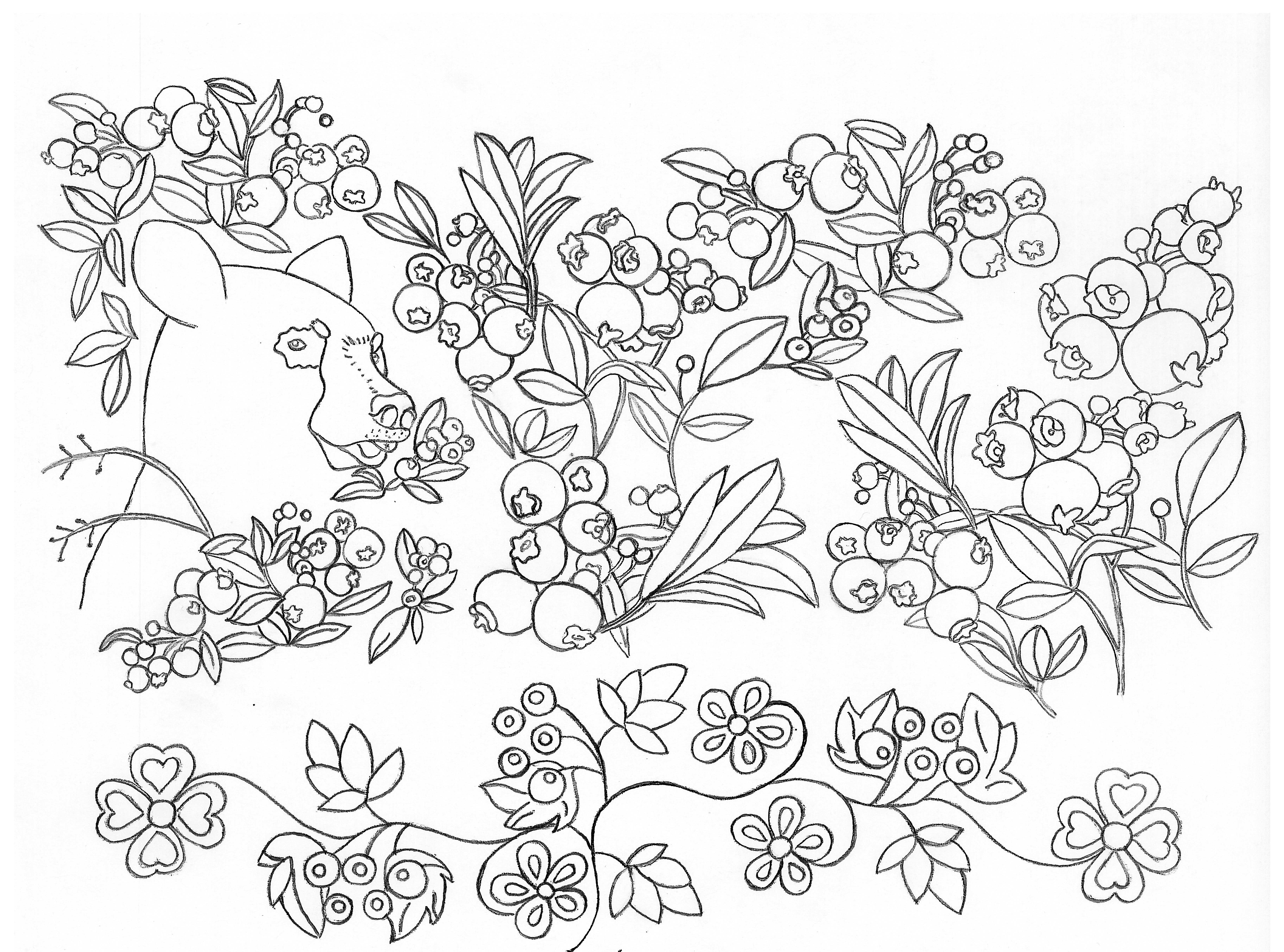 blades of grass coloring page