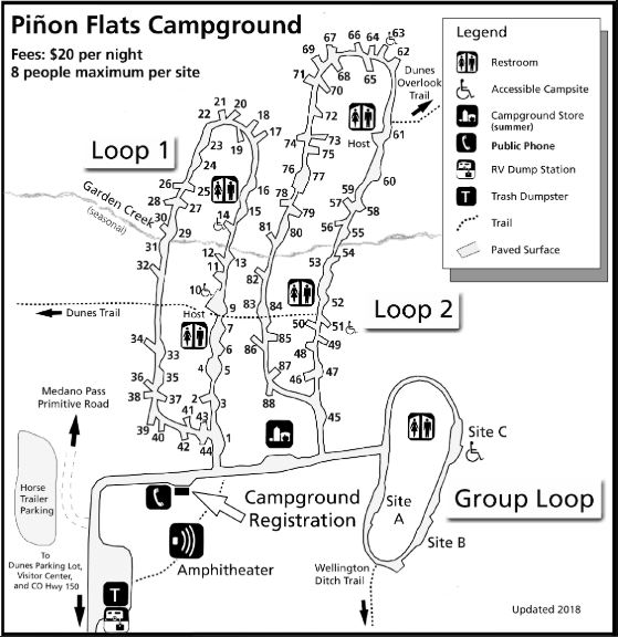 Piñon Flats Campground - Great Sand Dunes National Park & Preserve (U.S ...